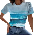 Summer New Printed Round Neck Short Sleeve Tee Comfortable and Stylish Women's Top Perfect for Warm Weather Casual and E — photo 3