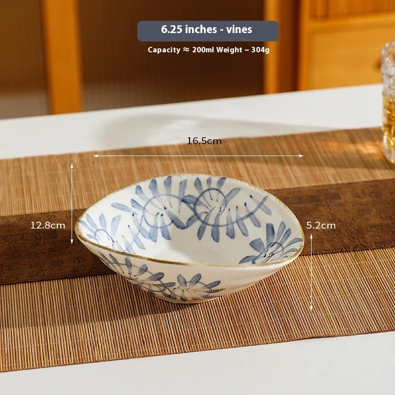 Title 6, Retro Breakfast Dish Plate Ceramic Tableware St...