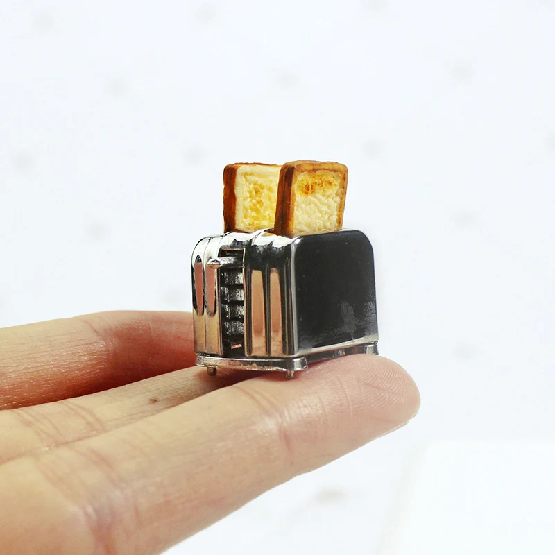 Miniature Candy Toy Kitchen Small Dollhouse Accessories Mini Breakfast Bread Maker for Creative Play and Role-Playing Fu — photo 6
