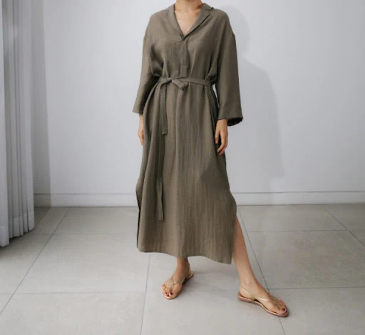 Title 11, Womens Cotton and Linen Shirt Skirt Comfortabl...