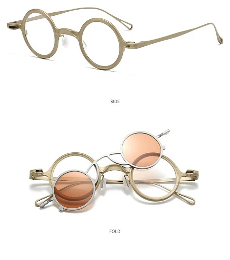 Title 17, Perfect Circle Sunglasses Clip Glasses Frame. E...