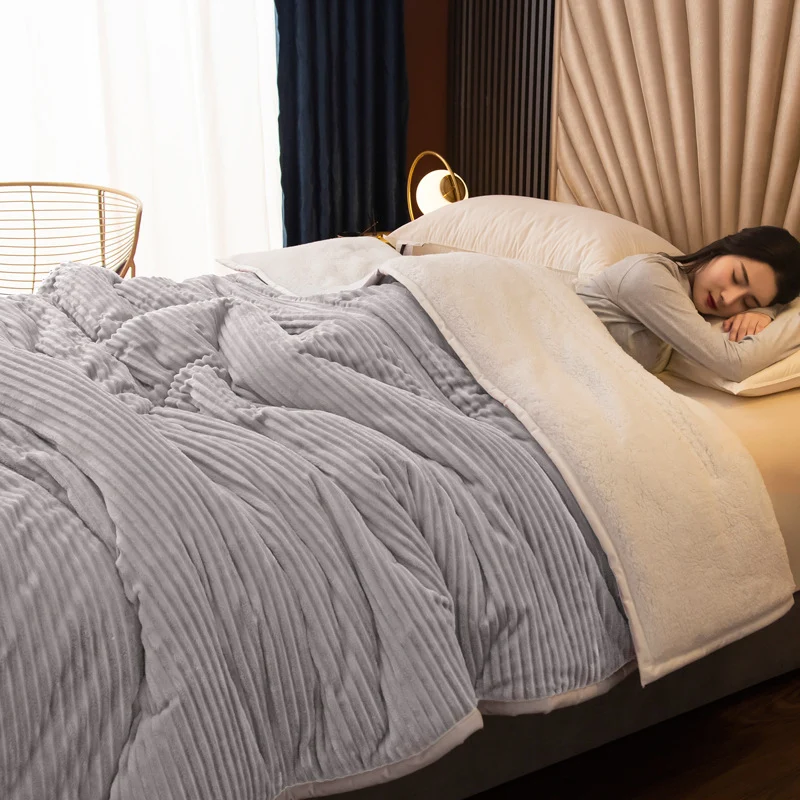 Manta Mágica de Terciopelo Gruesa de Tres Capas Lavable para Calidez y Comodidad Superior Perfecto para Todas las Estaciones — foto 7