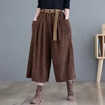 Women's Fashion Capri Wide-leg Pants for stylish comfort. These wide-leg capris are perfect for a relaxed and fashionabl — photo 1