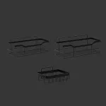 Three piece set black