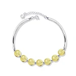 Pulseira de Amazonita em Prata 925 Cristal Natural. Paz interior e elegância natural para usar todos os dias. — foto 7
