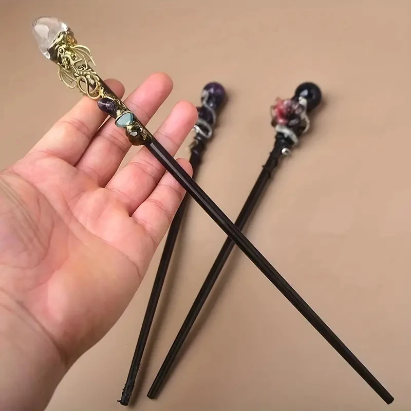 Children's Wooden Stick Magic Wand Props. Encourage imaginative play and creativity with these safe and durable wands fo — photo 8