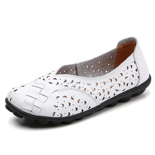 Title 5, Comfortable Hollow Shoes With Leather Soft Sole...