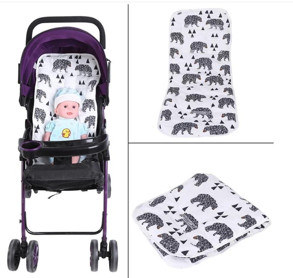 Tapete de algodão para carrinho de bebê Conforto e maciez para passeios agradáveis. Respirável, protege e cuida do seu bebê, fácil de limpar. — foto 2