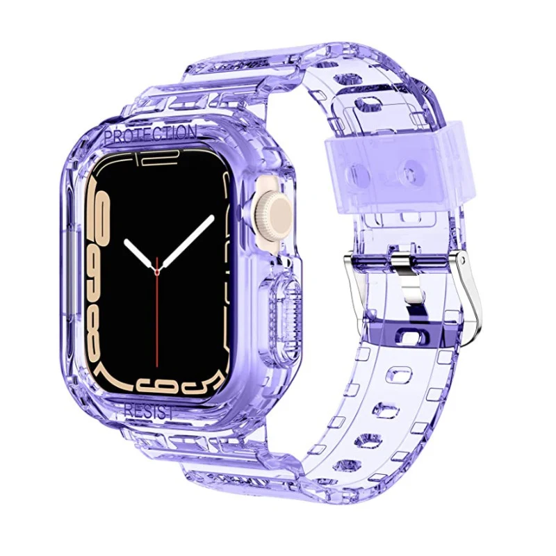 Title 8, Strap Glacier TPU transparente Uhrenarmband. Di...