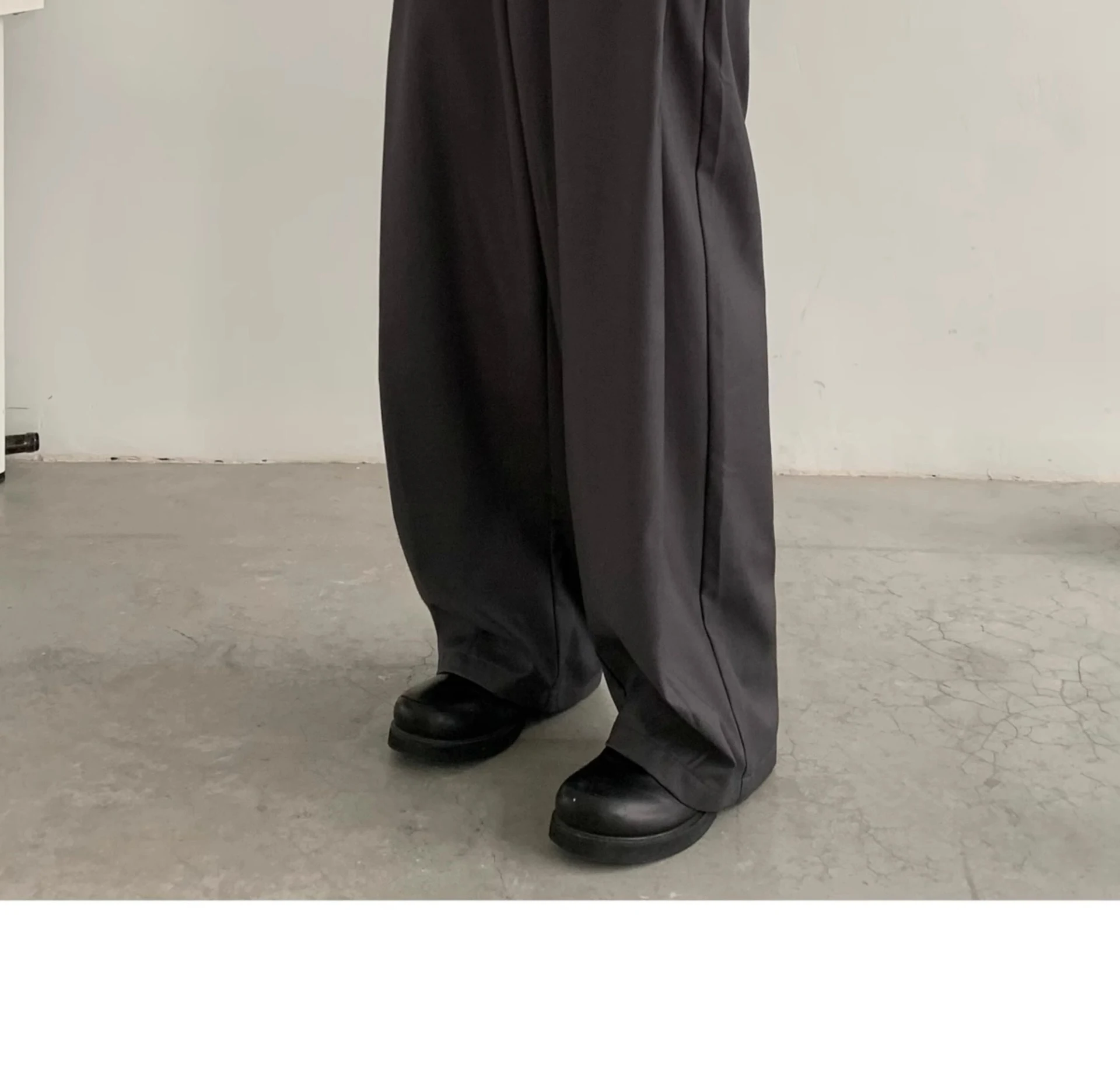 Japanese-style Retro Design Men's Wide Leg Trousers, Spring and Summer. Comfortable, straight, loose fit. Perfect for a — photo 26