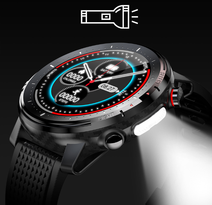 Pulseira relógio inteligente. Monitore sua saúde e atividades. Receba notificações e controle músicas. Design moderno e resistente à água. — foto 4