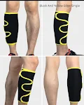 Protection sportive élastique réglable pour mollet. Soutien et compression pour réduire la douleur et favoriser la récupération pendant l'activité physique. — photo 6