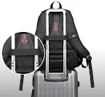 Mochila masculina para notebook à prova d'água para atividades ao ar livre, com furo para fone de ouvido, carregamento e grande capacidade, ideal. — foto 5
