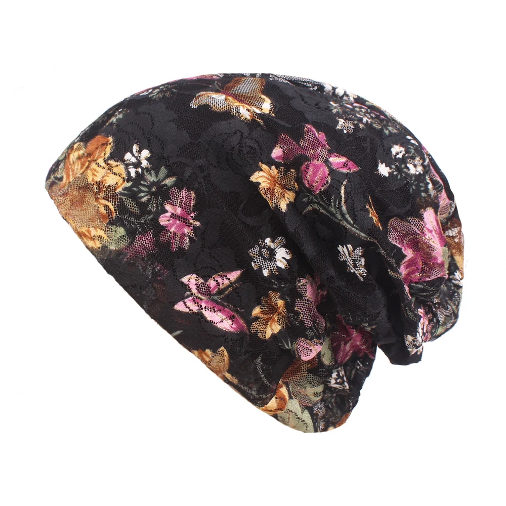 Title 4, Gorro Pulóver Estilo Étnico para Mujer con Flor...
