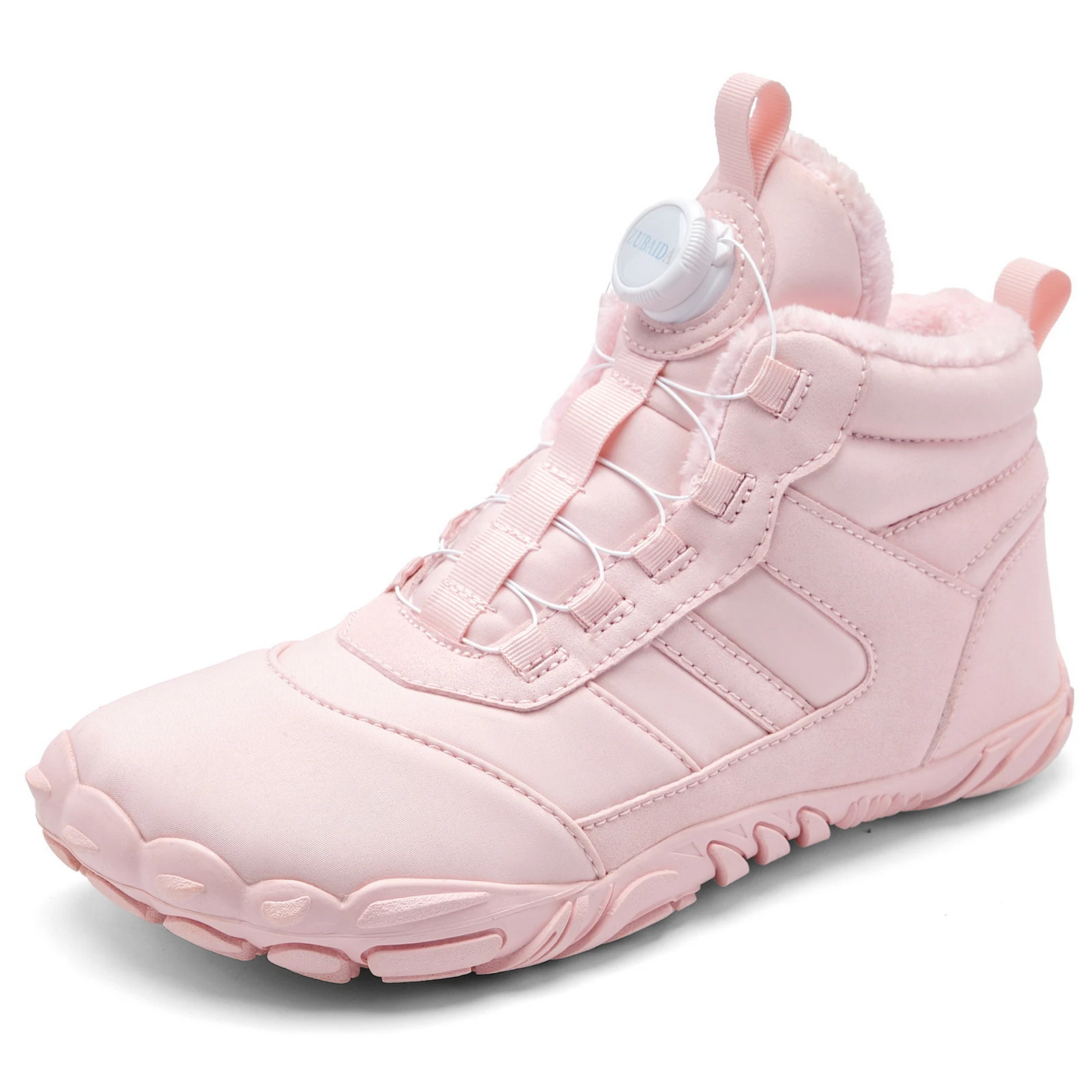 Botas de neve de inverno para exterior, moda de veludo acolchoado, conforto e estilo para seus passeios na neve. — foto 5