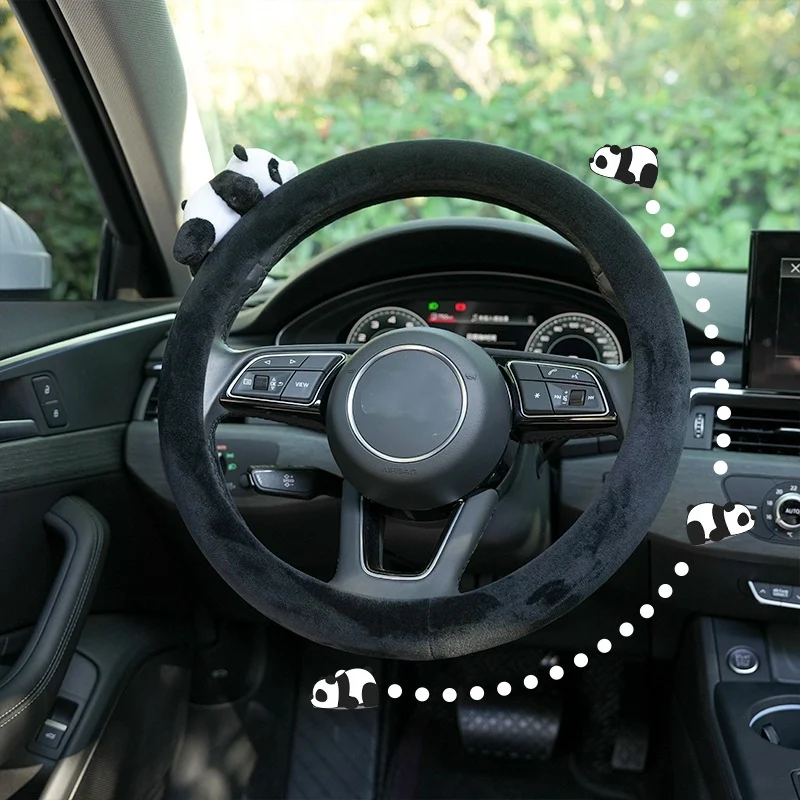 Title 1, Panda Car Steering Wheel Cover, non-slip, prote...