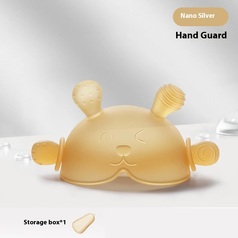 Mordedor de Bebê Haste Molar Silicone Comestível Brinquedo Calmante Pequeno Alívio para Gengivas Bebê — foto 1