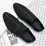 Heren canvas casual business schoenen met spitse neus, ademend, Koreaanse stijl trend, veelzijdig combineerbaar voor dagelijks gebruik. — foto 5