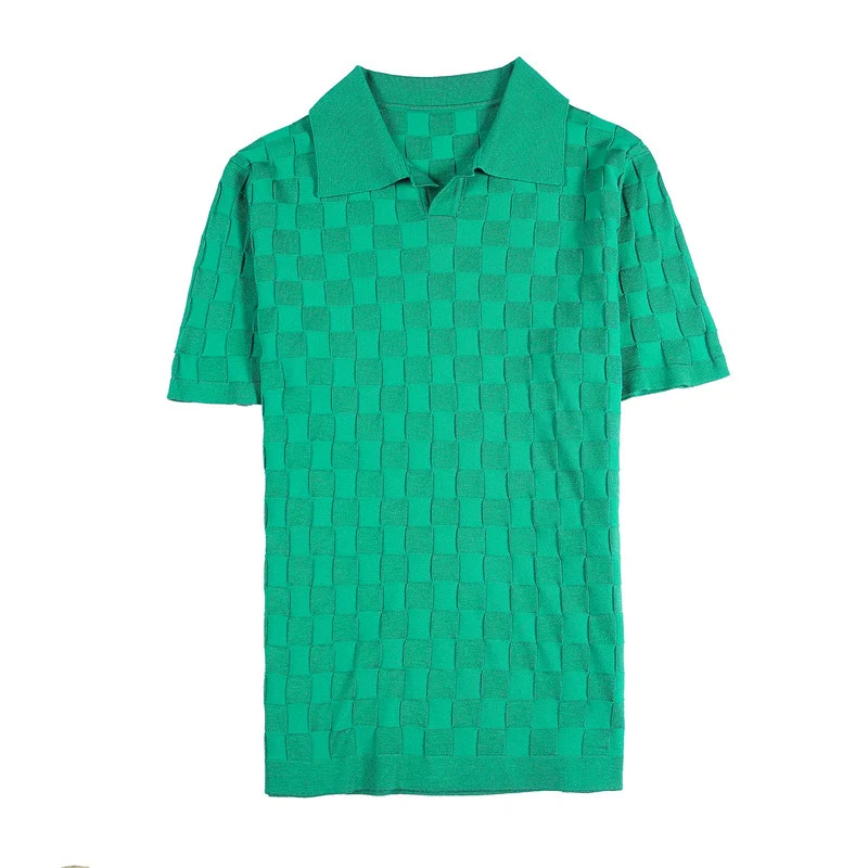 Title 2, Summer New Mens Short Sleeve Polo Shirt Breath...