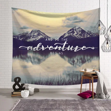 Nordic style hanging wall cloth tapestry Enhance your home decor with this stylish wall art, creating a cozy and modern — photo 2