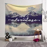 Nordic style hanging wall cloth tapestry Enhance your home decor with this stylish wall art, creating a cozy and modern — photo 2