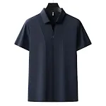 Camisa Polo Masculina Lisa Business Casual em cores sólidas, ideal para o trabalho e momentos casuais, conforto e elegância. — foto 17