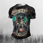 Men's 3D Printed Short-sleeved Top, offers comfort and breathability, perfect for summer wear and casual activities, fea — photo 14