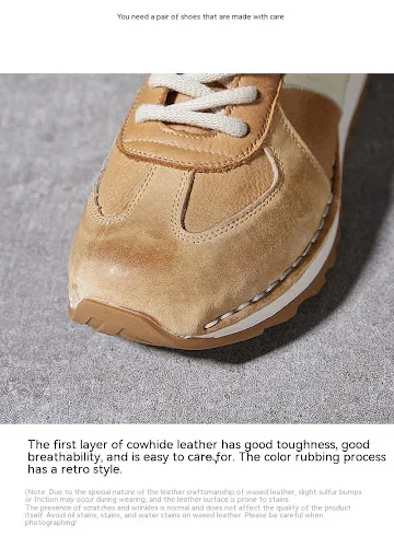 Title 5, Sneakers Casual Classiche Retro in Vera Pelle. ...