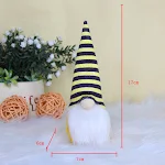 Boneca Sem Rosto Fofa de Abelha para Festivais. Enfeites de Gnomo de Abelha para Decoração. Decore com estas abelhas adoráveis para alegrar! — foto 18