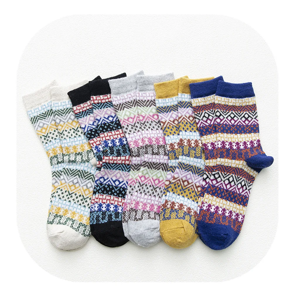 Title 5, Rabbit Wool Socks Field Character Ethnic Style ...