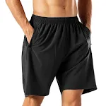 Effen gekleurde casual heren shorts met stiksels, comfortabel en veelzijdig voor de zomer. Ideaal voor dagelijks gebruik. — foto 15
