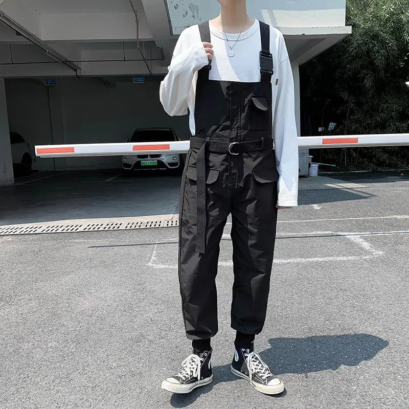 Lässige Retro-Overalls für Herren mit weitem Bein Bequeme & lockere Passform für einen entspannten Look Ideal für Freizeit & Alltag Vielseitig kombinierbar — foto 3