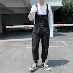 Lässige Retro-Overalls für Herren mit weitem Bein Bequeme & lockere Passform für einen entspannten Look Ideal für Freizeit & Alltag Vielseitig kombinierbar — foto 3