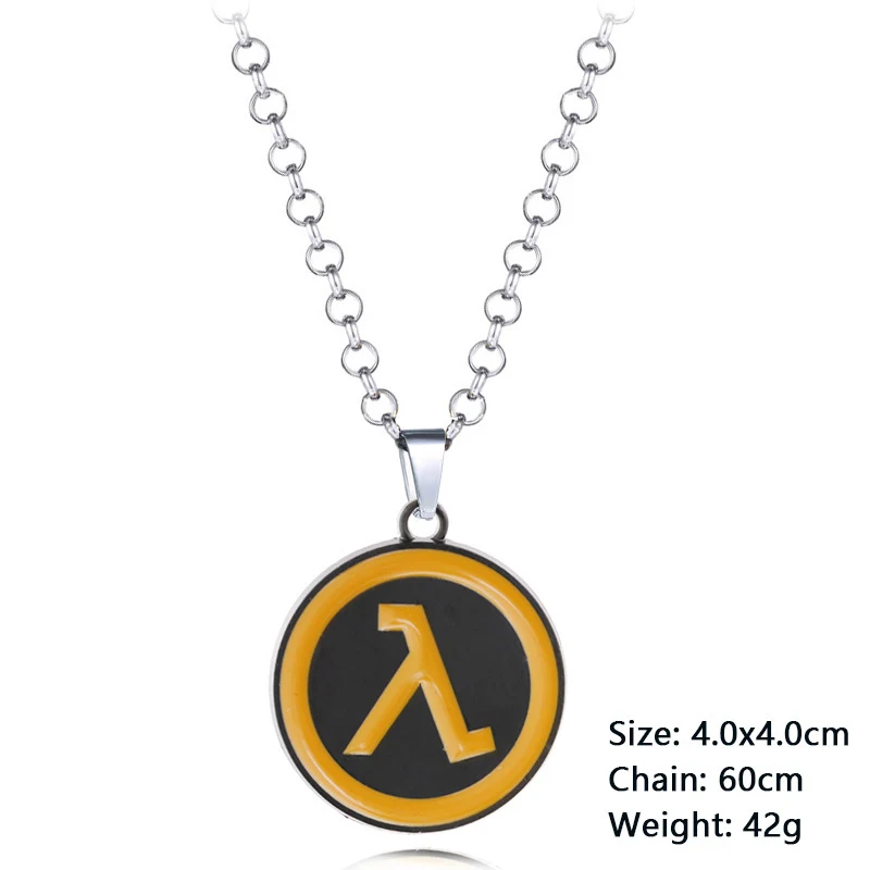 Colar de aço titânio com pingente criativo masculino, acessórios neutros. Design moderno, durável e estiloso. Perfeito para uso diário. — foto 3