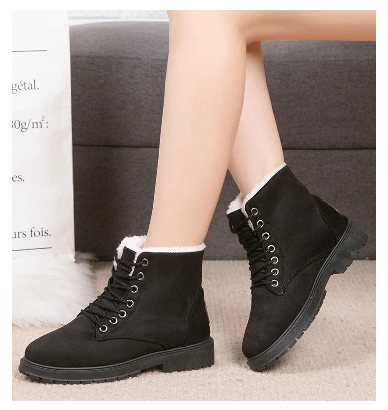 Title 11, Fleece-lined snow boots, thickened shoes, winte...