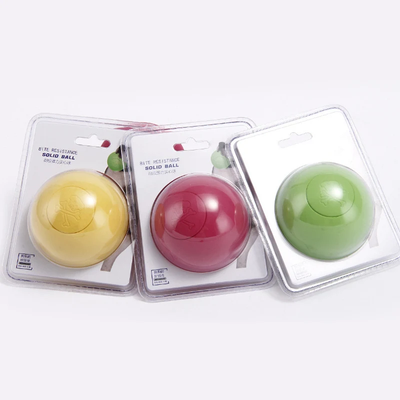 Title 2, Dog elastic ball bite-resistant molar toy for c...