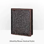 Personalized Retro Handmade Embossed Leather Wallet For Men. A unique, stylish, and durable gift, handcrafted with premi — photo 31