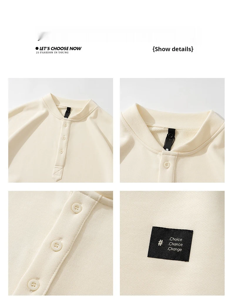 Suéter Masculino Heng Trendy Solto e Versátil, Lavagem Pesada, Perfeito para um Visual Despojado e Confortável — foto 12