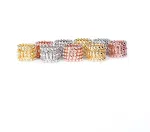 Pulseira de anel mágico coreana retrátil para casais. Anéis transformáveis e pulseiras duplas, design moderno e único. — foto 4