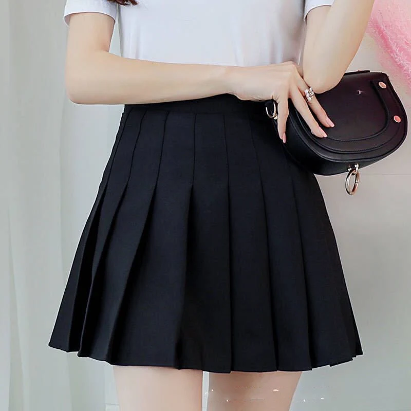 Title 6, College Style herfst en winter high waist rok. ...