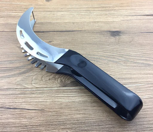 Title 2, Stainless Steel Watermelon Cutter Slicer. Effor...
