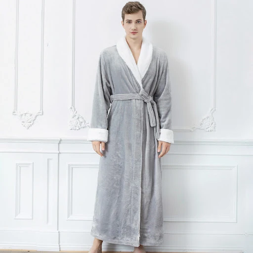 Title 8, Mens and Womens Simple Thickened Flannel Nigh...