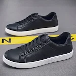 Atmungsaktive Weiße Herren Freizeitschuhe aus Leder Bequeme Schuhe für den Alltag Leichte und Luftige Schuhe für Stilvollen Komfort — foto 3
