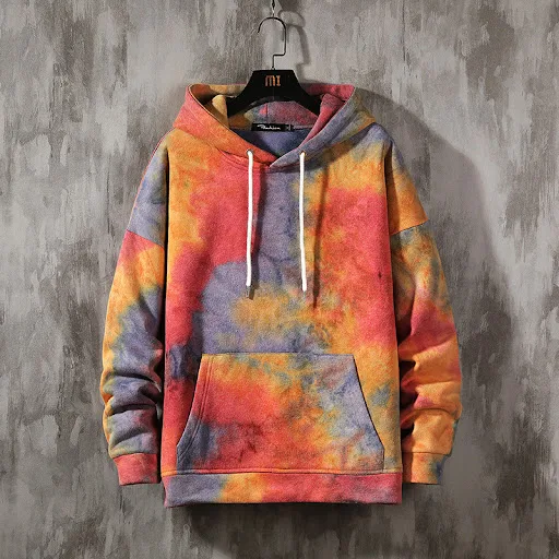 Title 4, Mens long-sleeved hooded sweater