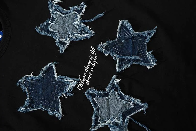 Title 9, Mens Vintage Patch Five-pointed Star Short Pom...