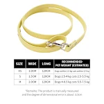 PU Leather Pet Cat Dog Leash and Pulling Rope for Safe Walks. Durable dog chain traction belt for comfortable and contro — photo 10
