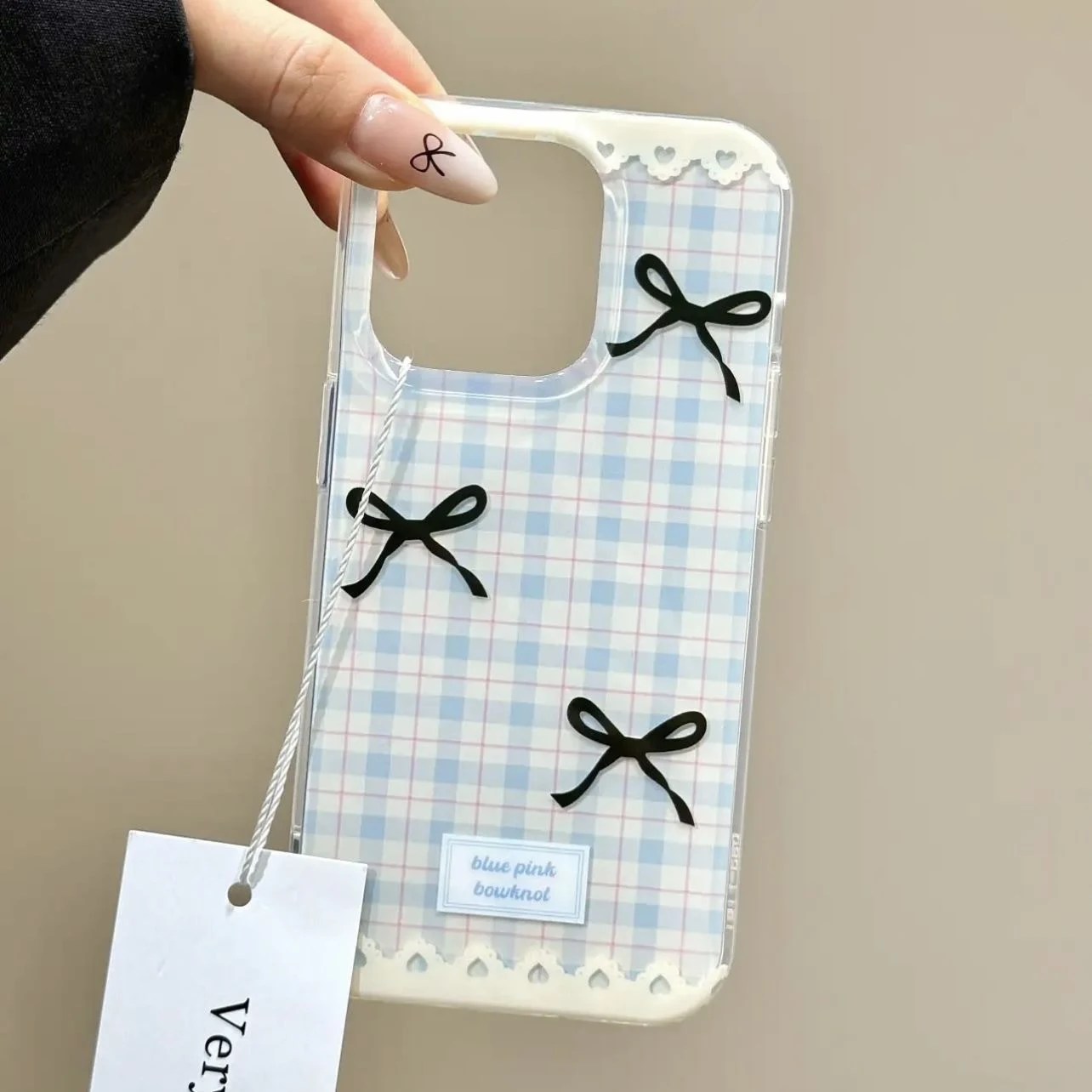 Title 1, Capa Protetora para Celular com Laço Xadrez. Pr...
