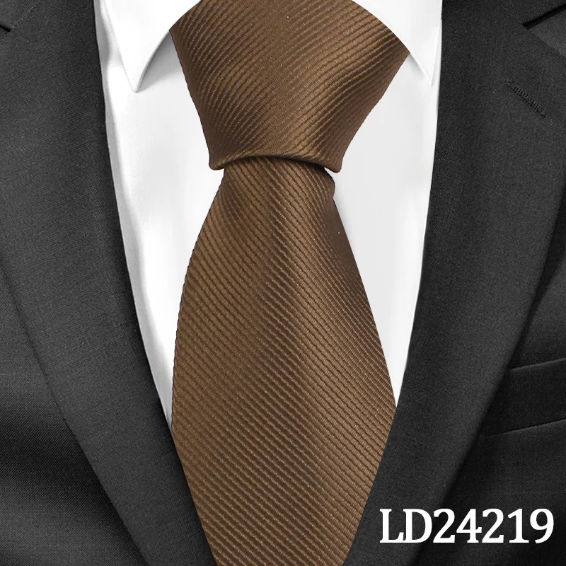Title 5, Pinstripe Classic Plain Polyester Tie Set Fashi...