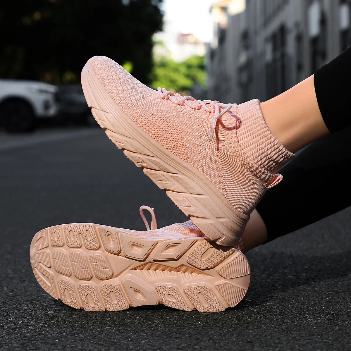 Fashion Stretch Sock Shoes Booties Comfort and Style Adjustable Ankle Boots Comfortable and Versatile Modern Footwear fo — photo 7