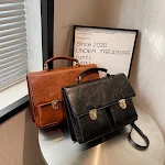 Bolsa Mensageiro de Um Ombro para Universitárias Design Moderno e Funcional Ideal para a Faculdade e Dia a Dia Espaçosa e Confortável — foto 5